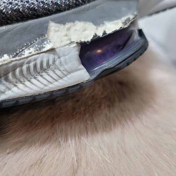 Nike Air Zoom Tempo Next% Flyknit Particle Grey/Volt Running Shoes Size 15 - Picture 11 of 11